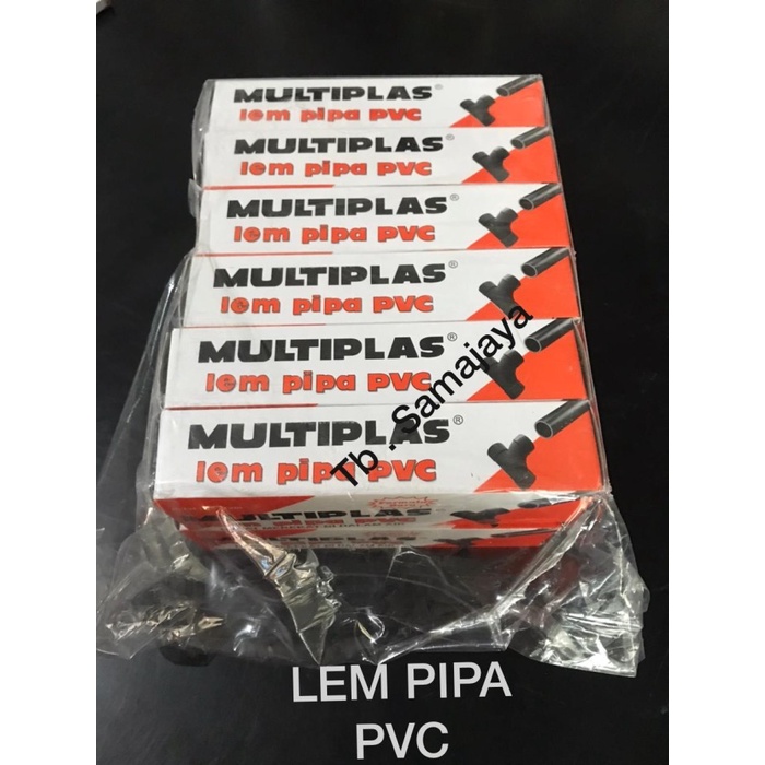 Terlaris Lem Pipa Pvc Multiplas 45 Gr Lusinan (12 Tube) Lem Paralon