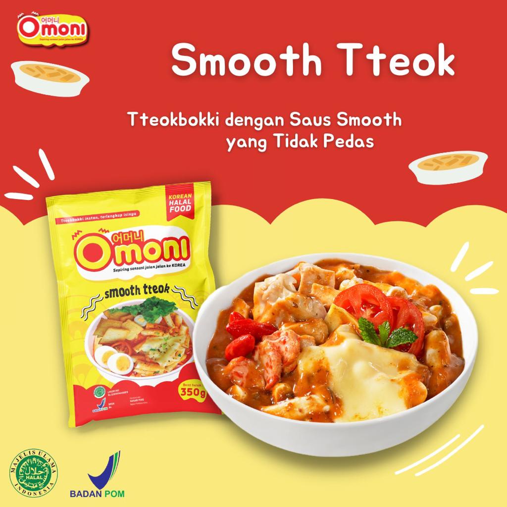 SMOOTH TTEOBOKKI Makanan Jajanan Korea Viral Halal BPOM Merek Omoni Korean Halal Food