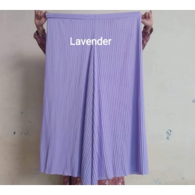 Ready Kulot plisket / super jumbo / bisa untuk bumil  / lilac