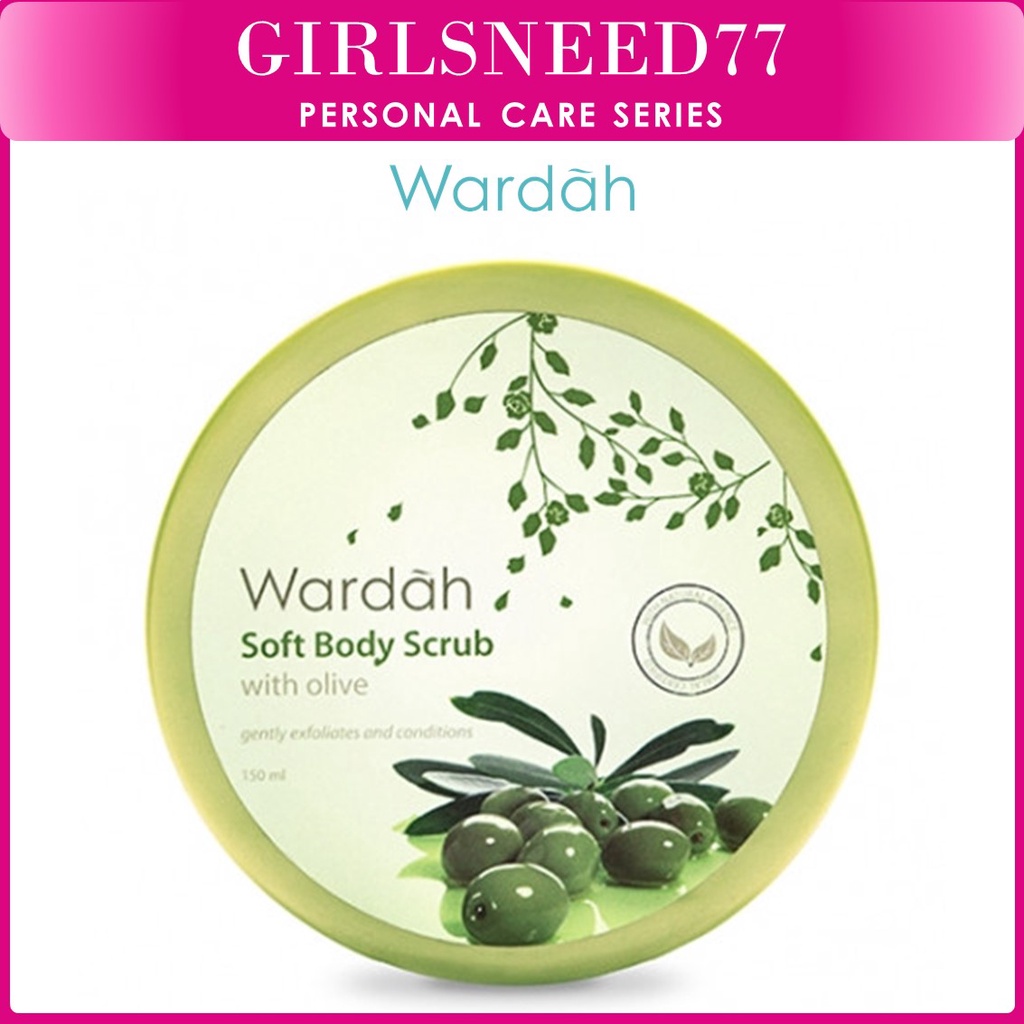 Wardah Soft Body Scrub with Olive 240 ml