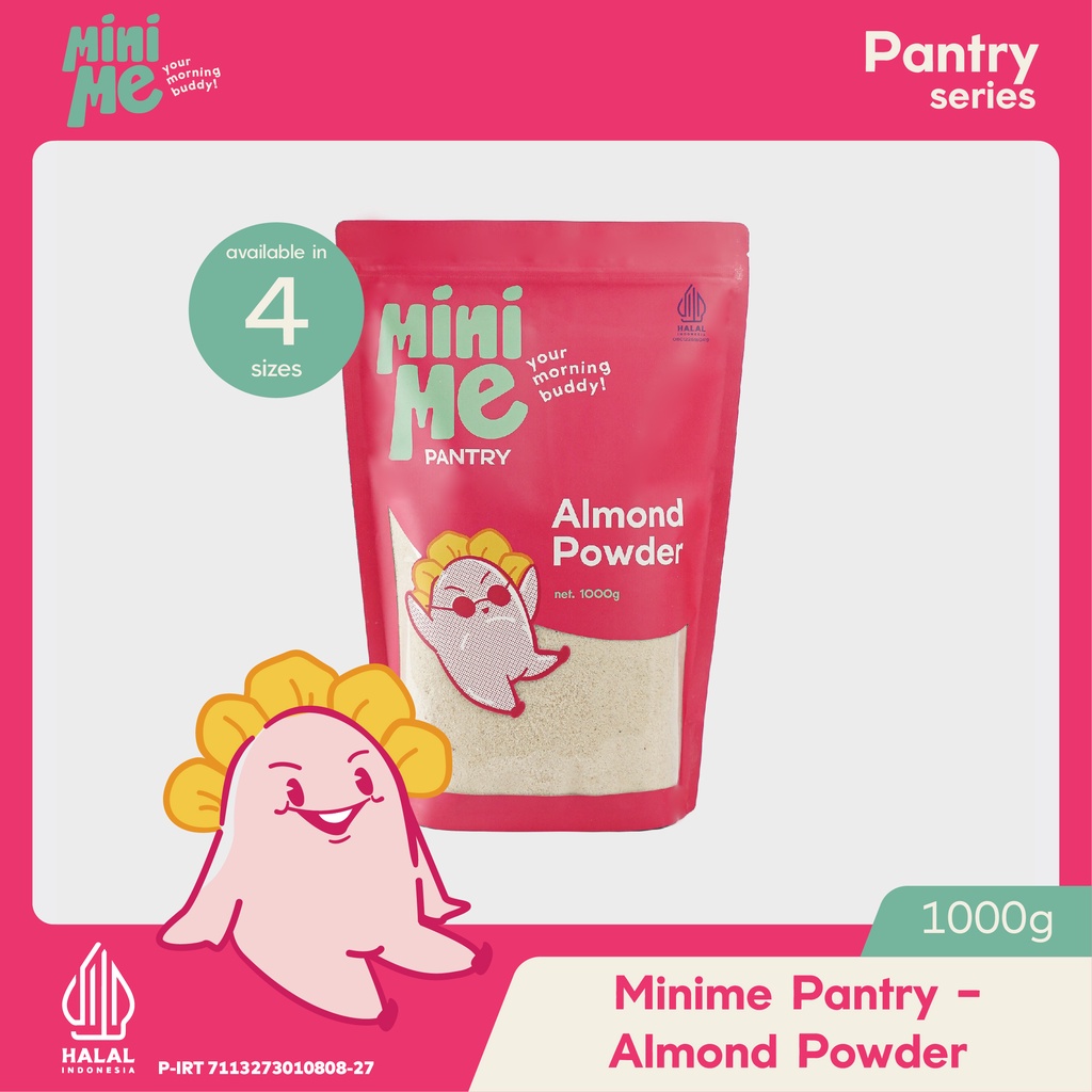 

MINIME Pantry - Almond Powder 1000gr - Bubuk Almond ( Raw - Mentah )