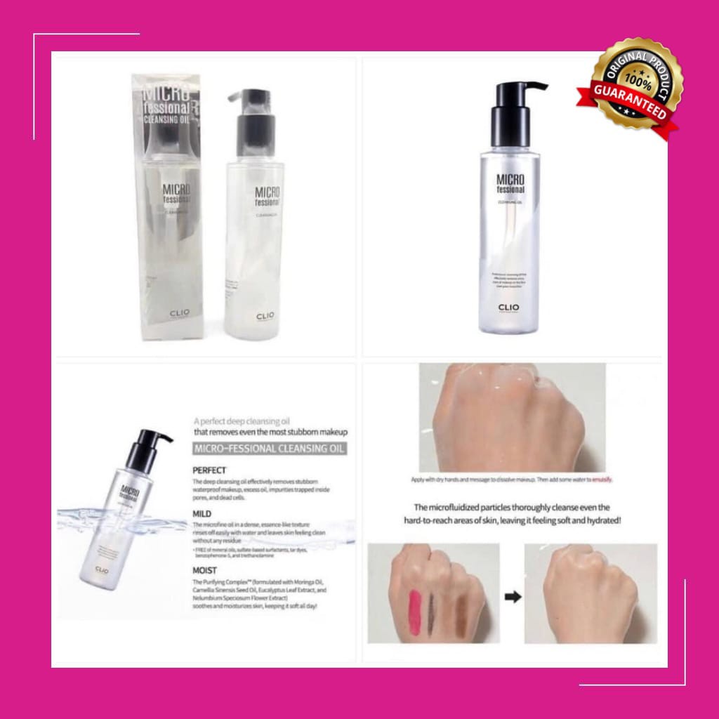 clio micro fessional cleansing oil 200ml