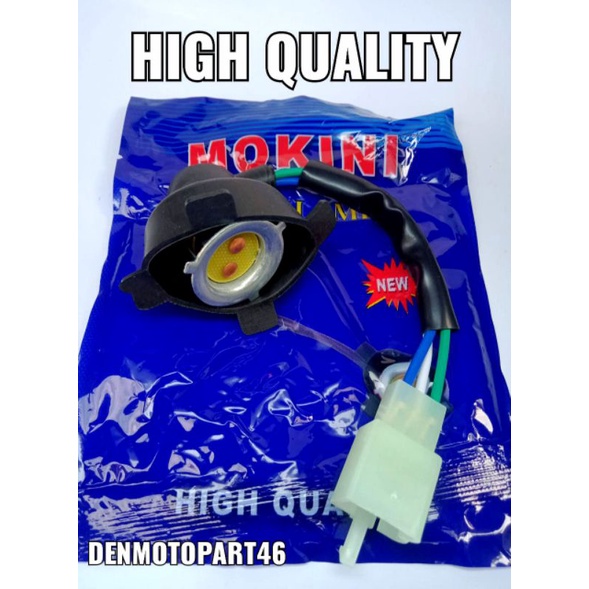 Fitting Cop Soket Lampu Depan Universal Motor Bebek Matic - GRAND KARISMA SUPRA 125 SUPRA FIT REVO B