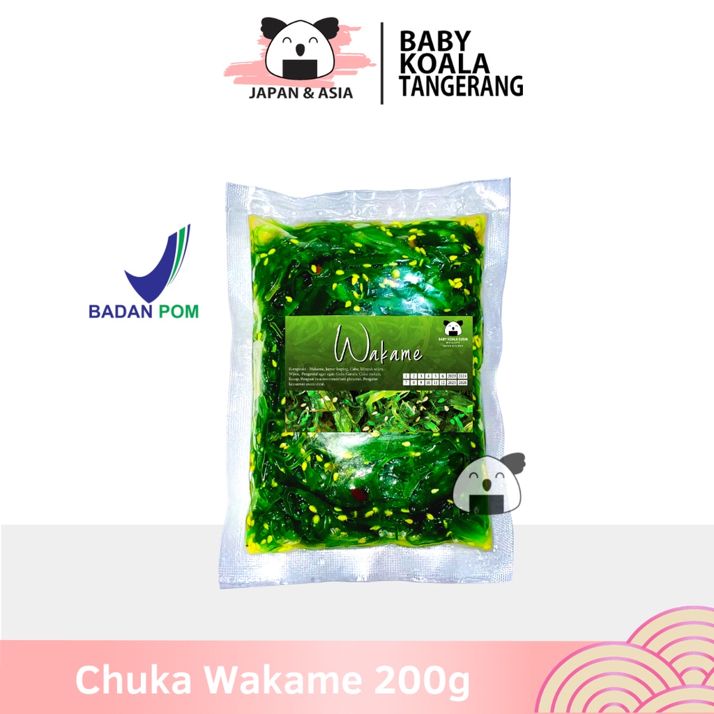 

CHUKA WAKAME Salad Rumput Laut 200 g │ Seaweed Seasoned Frozen Salad.