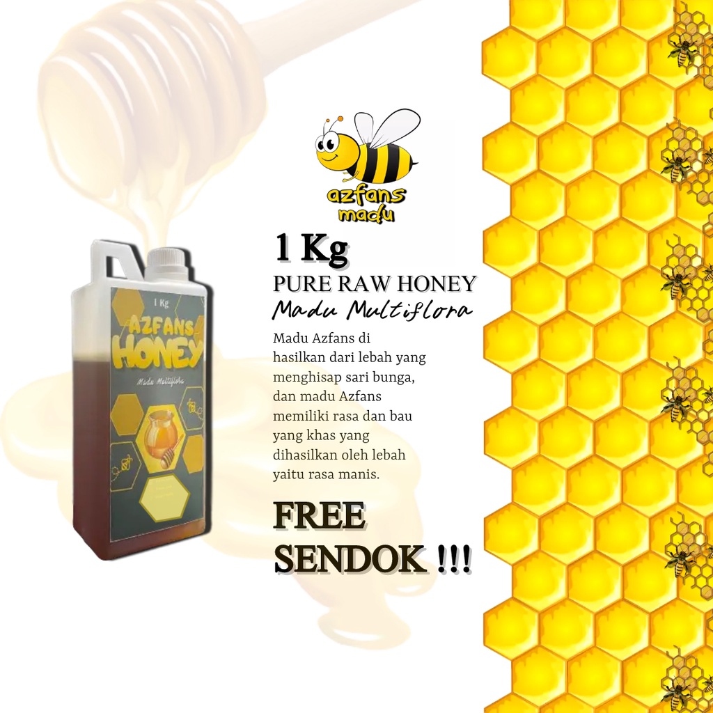 

MADU MURNI ASLI MULTIFLORA BEST SELLER TERMURAH 1 KG