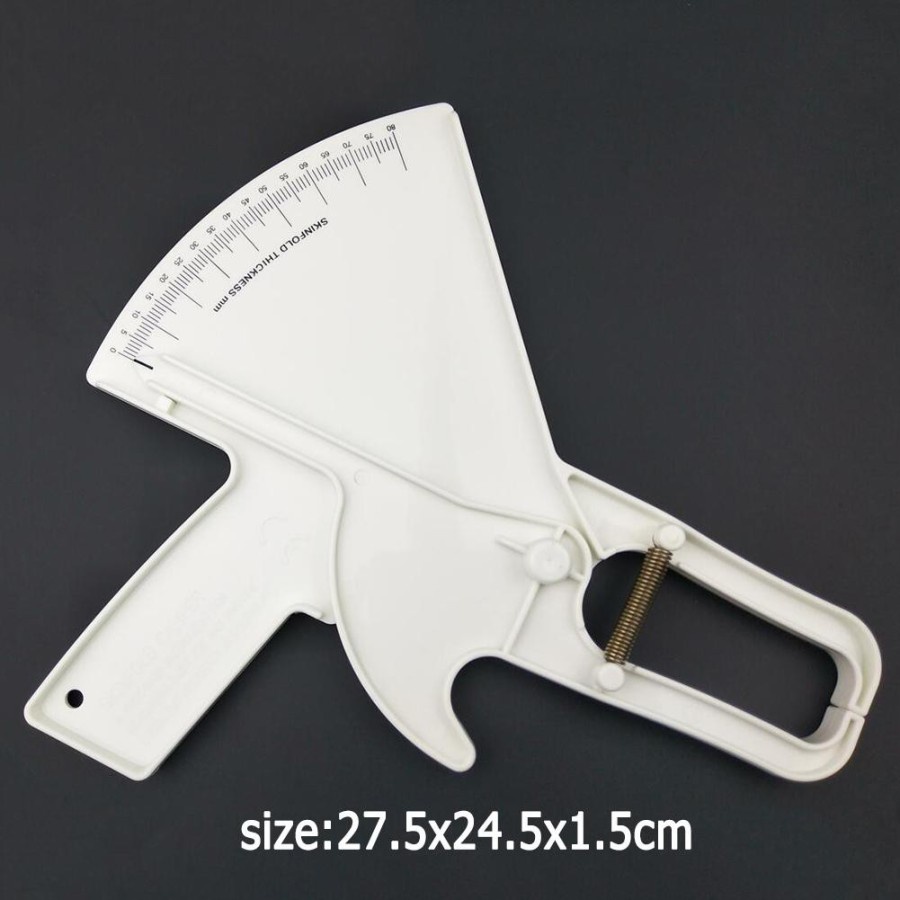 Body Fat Caliper Keep Fit Slim Guide Skinfold Measure Meter