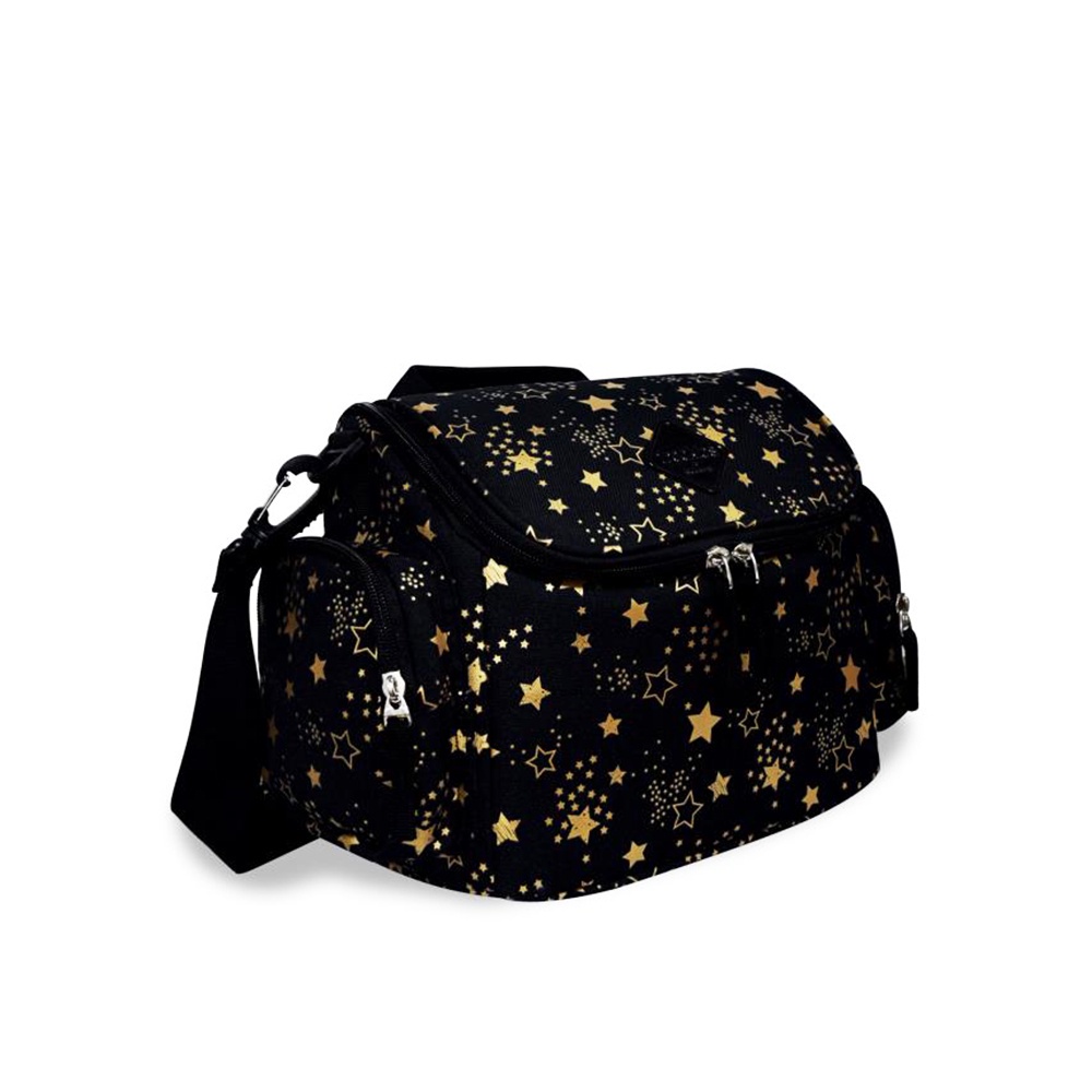 Okiedog Freckles Cooler Bag Moonlight Stars Black Tas Penyimpan ASI