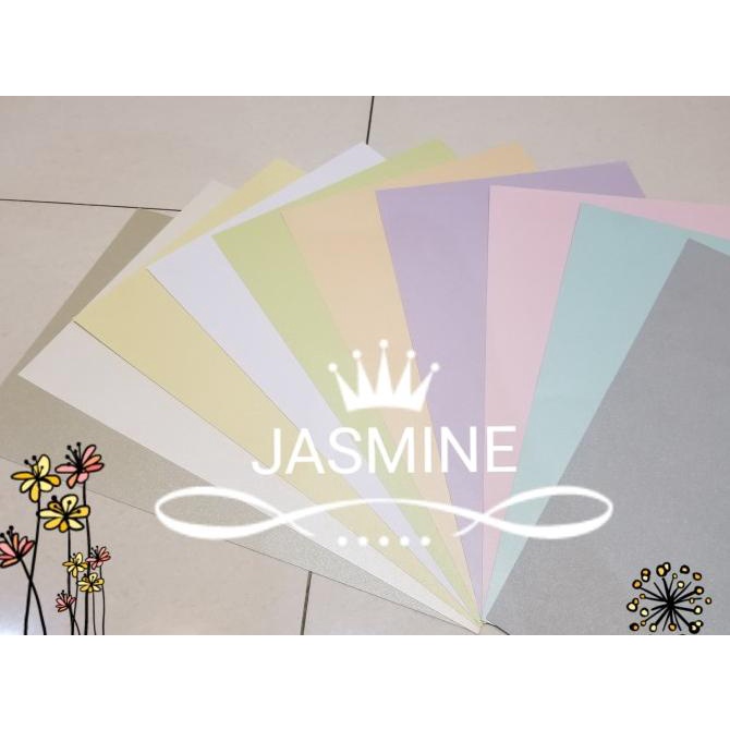 :::::::] Kertas Jasmine Light Colour 210gsm ukuran PLANO ( 79x109 cm )