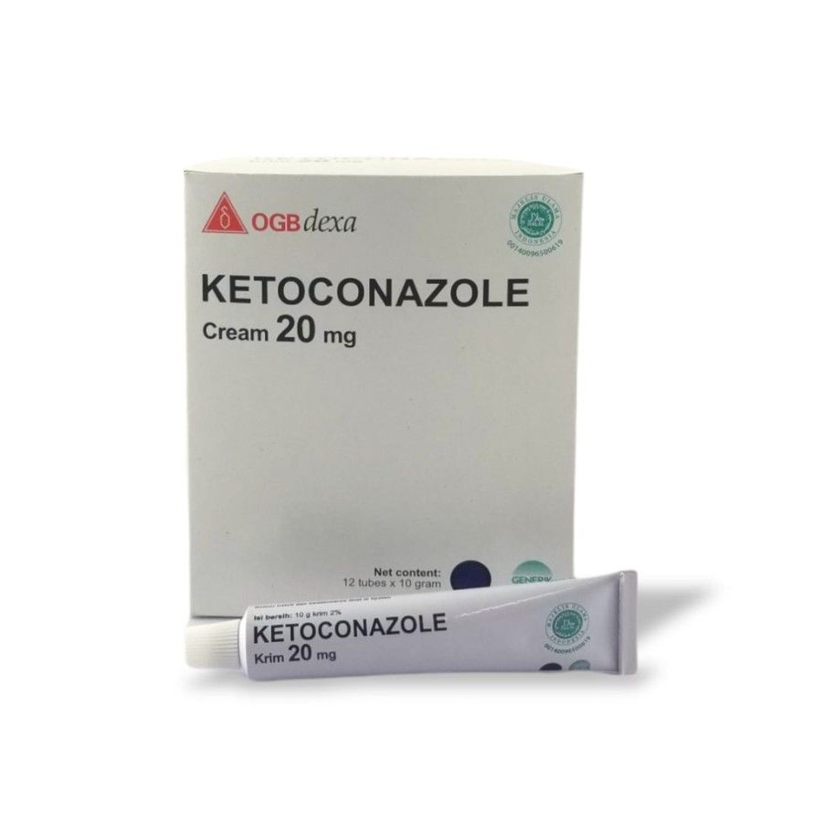 CREAM KETOCONAZOLE 20MG MEGHILANGKAN JAMUR DI KULIT