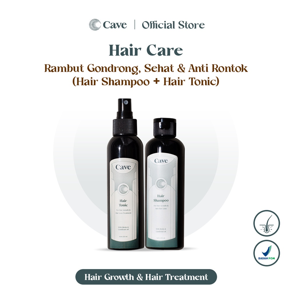 [COMBO] CAVE HAIR SHAMPOO & HAIR TONIC