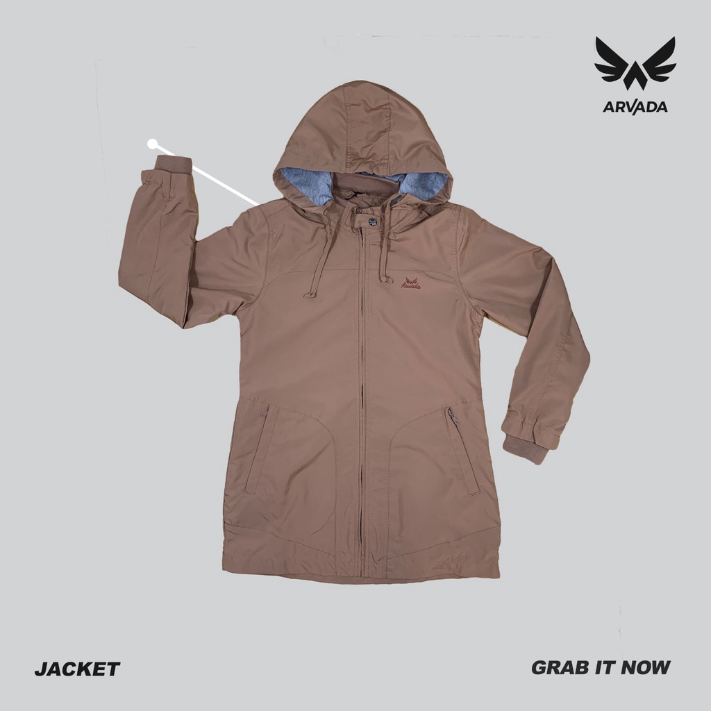 Arvada Parasit Zipper Hoodie | Jaket Wanita