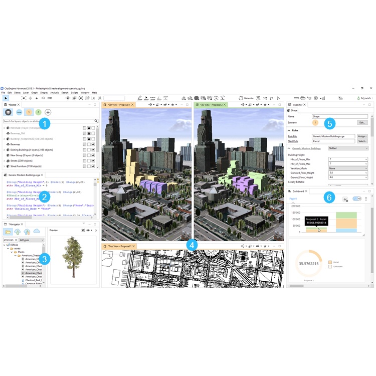 Esri ArcGIS CityEngine 2022 Full Version Lisensi Lifetime Software 3D Sipil 3D Visualization &amp; Analytics