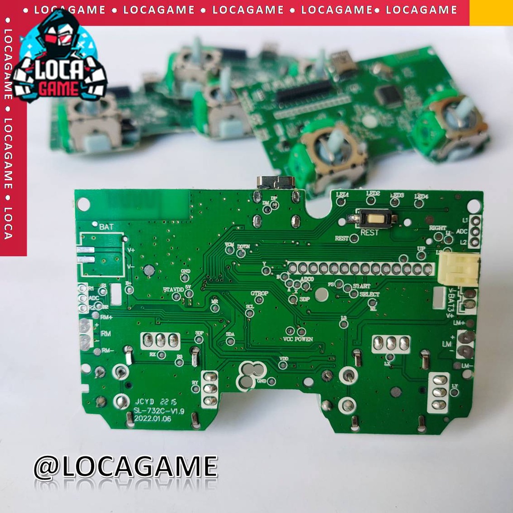 MESIN MAINBOARD STIK STICK PS3 OP PAPAN PCB BOARD + ANALOG PLASTIK &amp; BESI