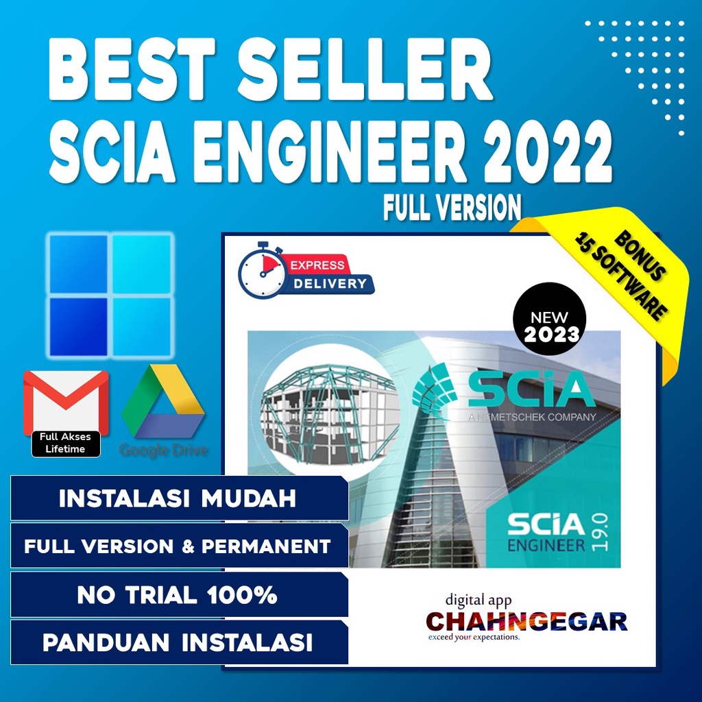 SCIA Engineer 2022 Full Version Software structural analysis and multi-material design SCIA Engineer 2020 2019