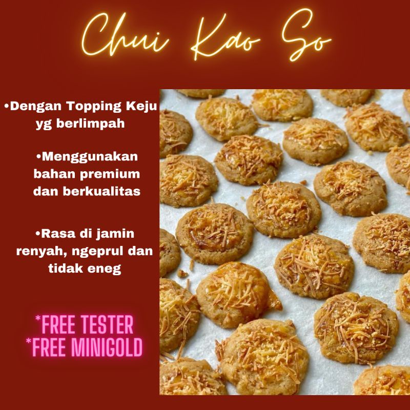 

Kue kering Chui Kao So / Kue Imlek / Kue kering Imlek / Chui Kao So