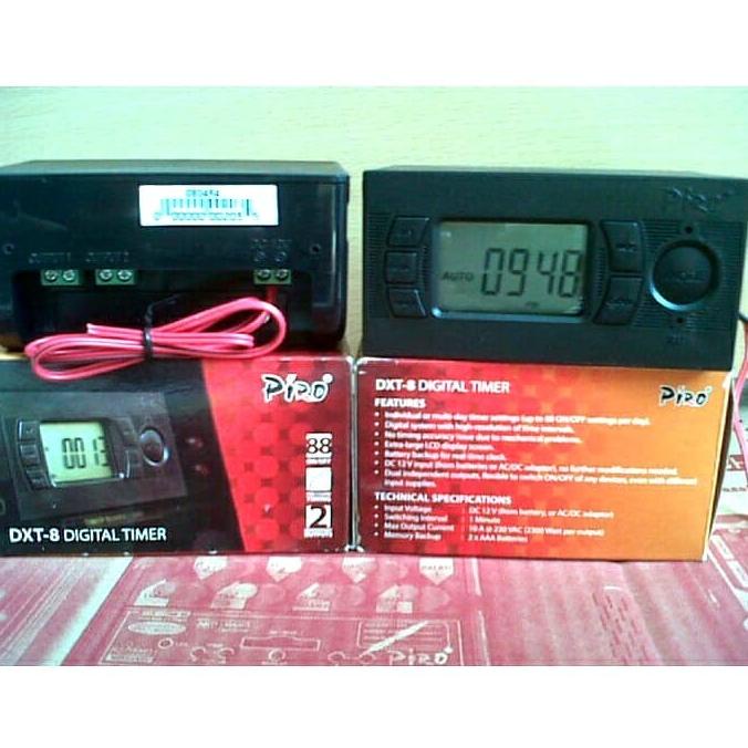 DXT-8 DIGITAL TIMER, PIRO, TIMER, TIMER DIGITAL, TIMER DC, TIMER DC12V