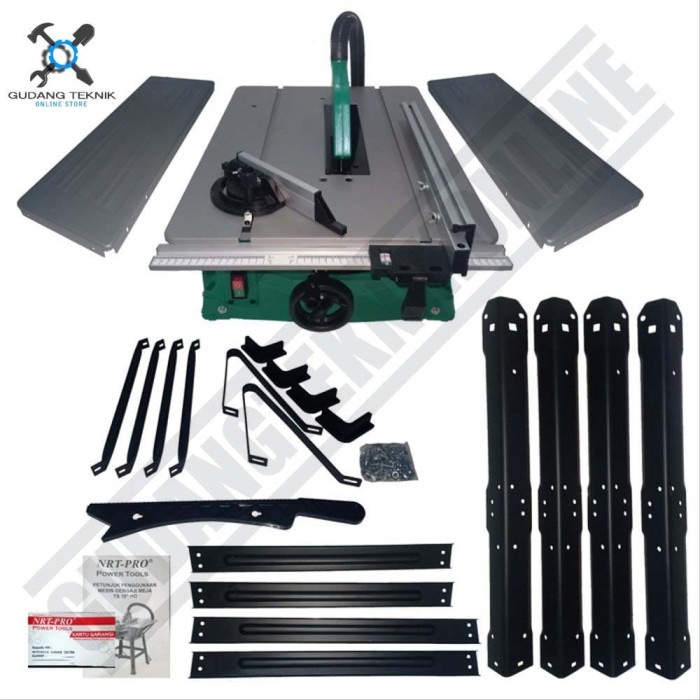 TABLE SAW TS10HD NRT PRO Gergaji Kayu Listrik 10" / Meja Potong Gergaji Kayu Electric Circular Saw 1