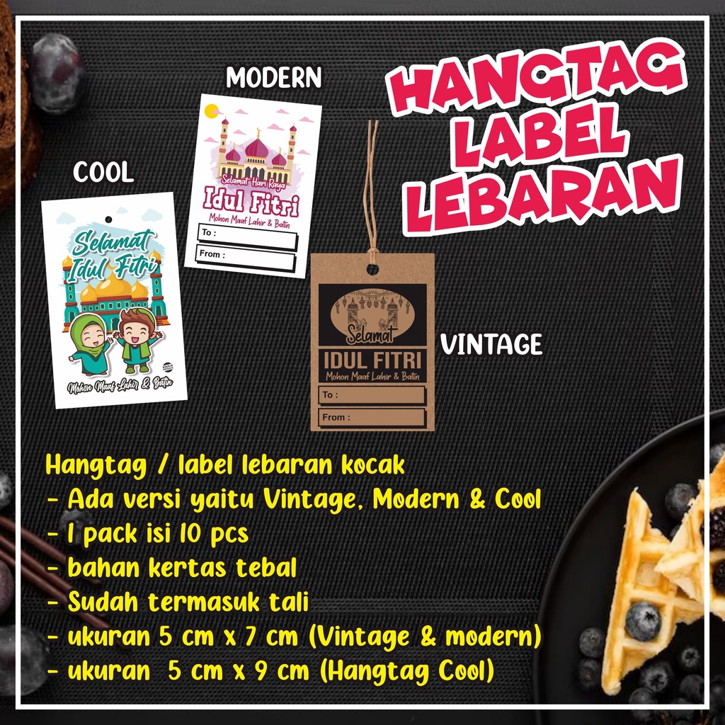

Hangtag / Label Lebaran (isi 10 pcs)