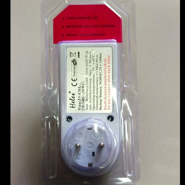 TIMER DIGITAL HELES ED-1/STOP KONTAK TIMER LITRIK DIGITAL HELES ED1