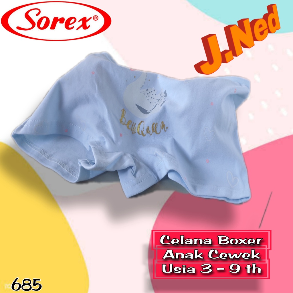 J685 CD BOXER ANAK WANITA SOREX BOXER ANAK PEREMPUAN SOREX