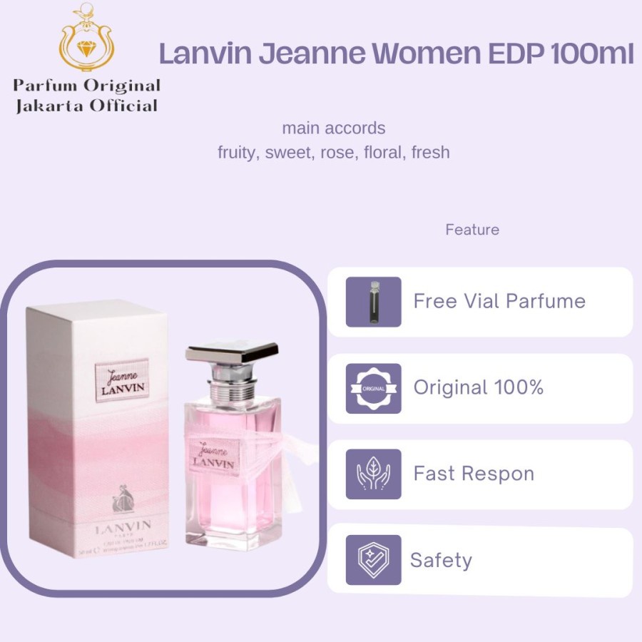 Parfum Parfume Perfume Asli Perawatan Kecantikan Original Import Branded Wanita Perempuan Cewek Lanv