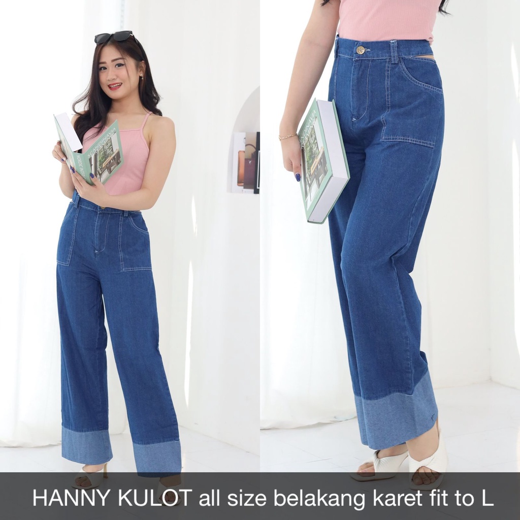 CELANA JEANS WANITA HANNY KULOT