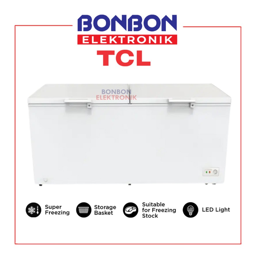 TCL Chest Freezer 600 Liter TCF-600YID / TCF 600YID Freezer Box