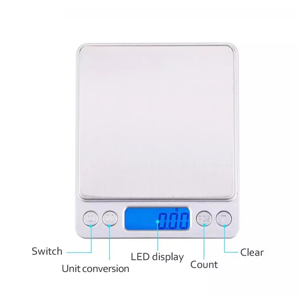 (COD)SG Stock | Fast Delivery | Promotion | Digital Weighing Scale 3000g 0.1g /0.01oz, Pocket Mini Food Scale, Electronic Je