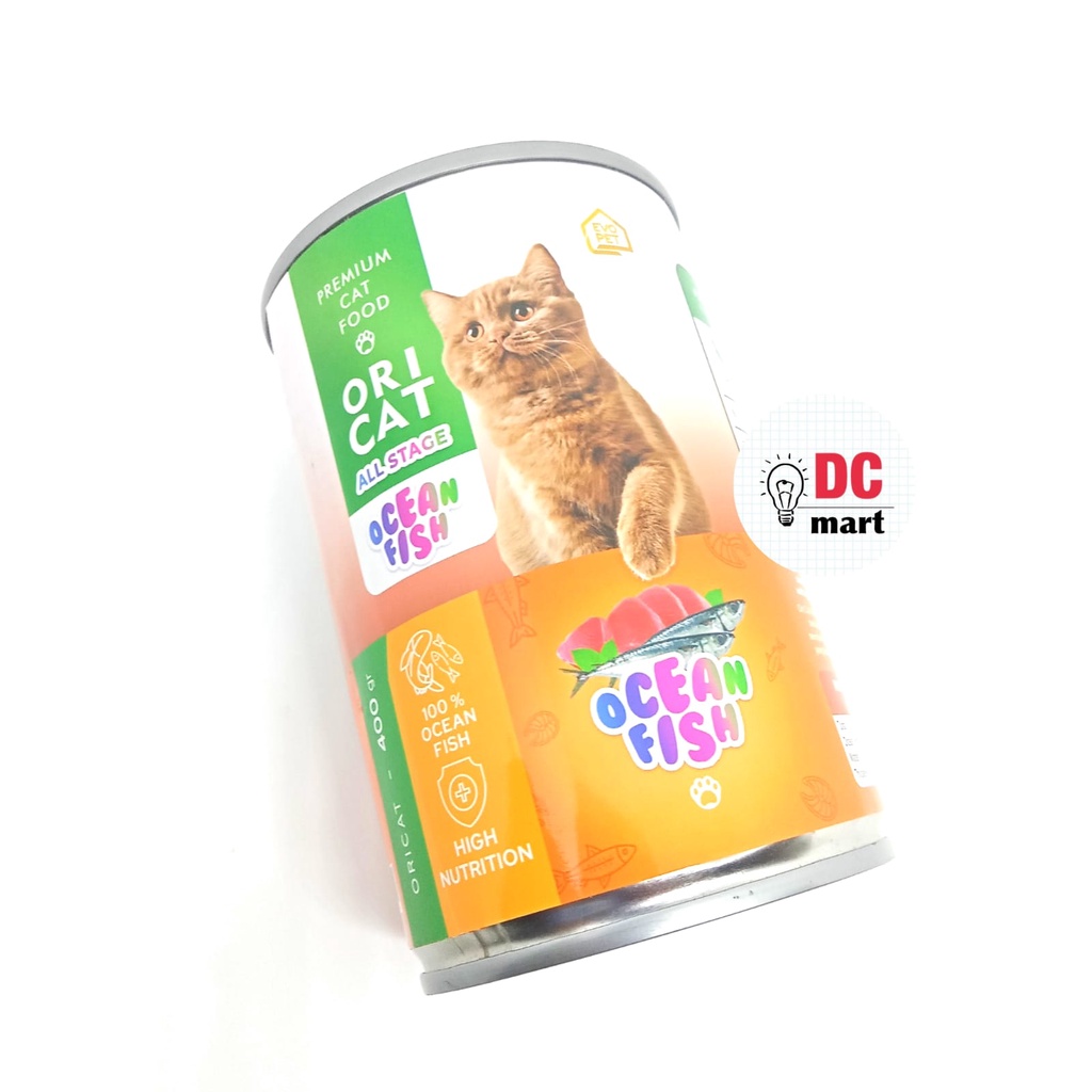 ORICAT KALENG 400Gr / ORI CAT Kaleng Makanan Kucing Basah Adult &amp; Kitten
