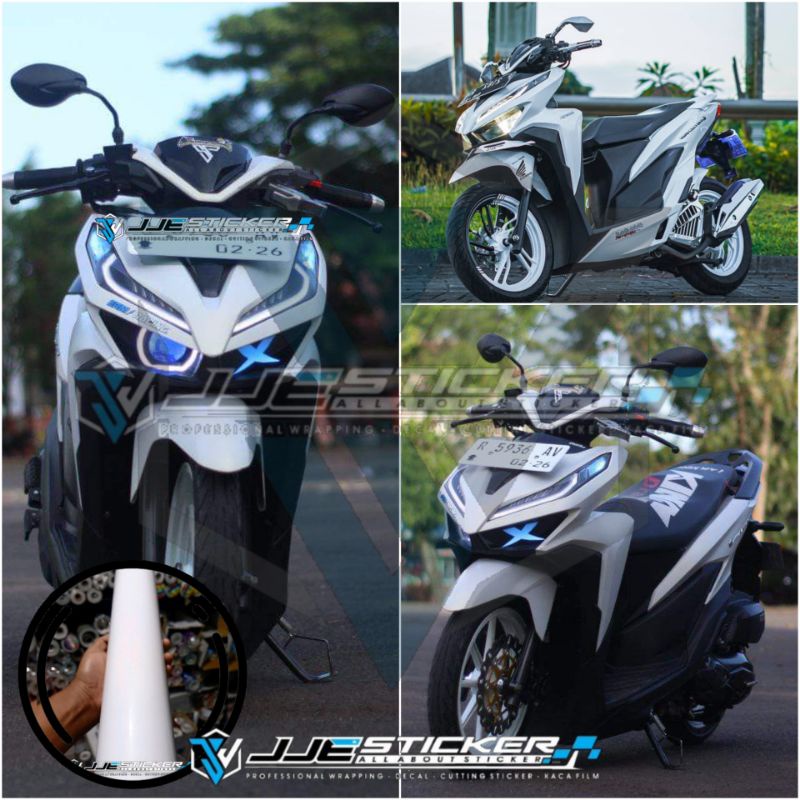 Skotlet Putih Glossy dan Putih Doff Kualitas Premium Untuk Body Kendaraan.