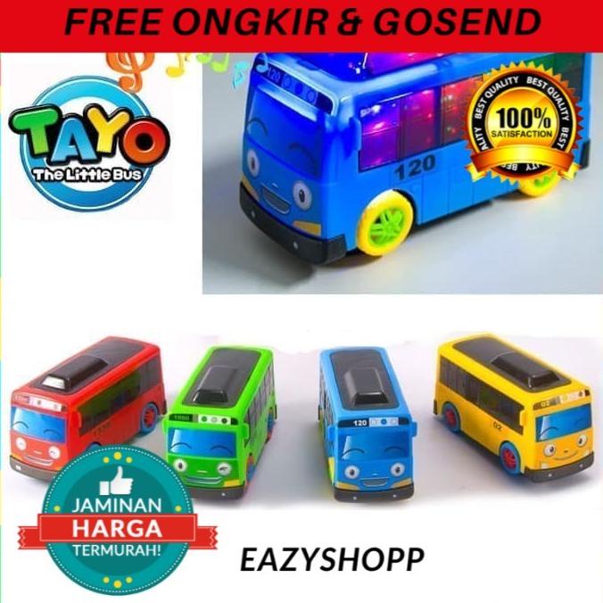 Mobil Mobilan Bus Tayo Mainan Anak Edukasi Lampu Music 1 2 3 4 5 Tahun div06
