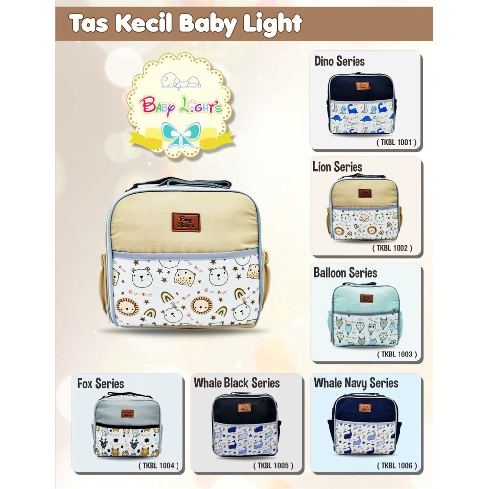 Tas Bayi Kecil Medium Besar Bordir Baby Scots |Baby Family| Baby Lights