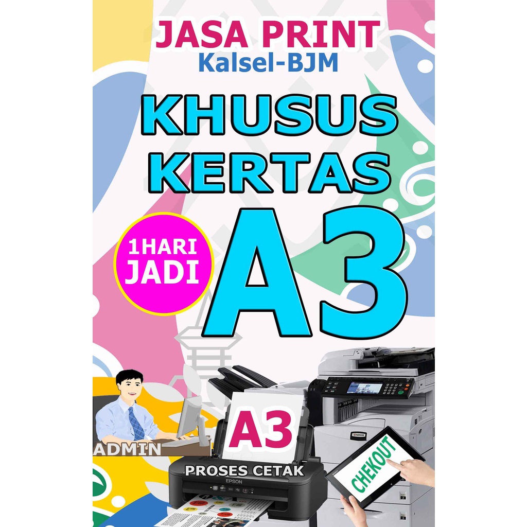 

Jasa Print / Cetak Kertas A3