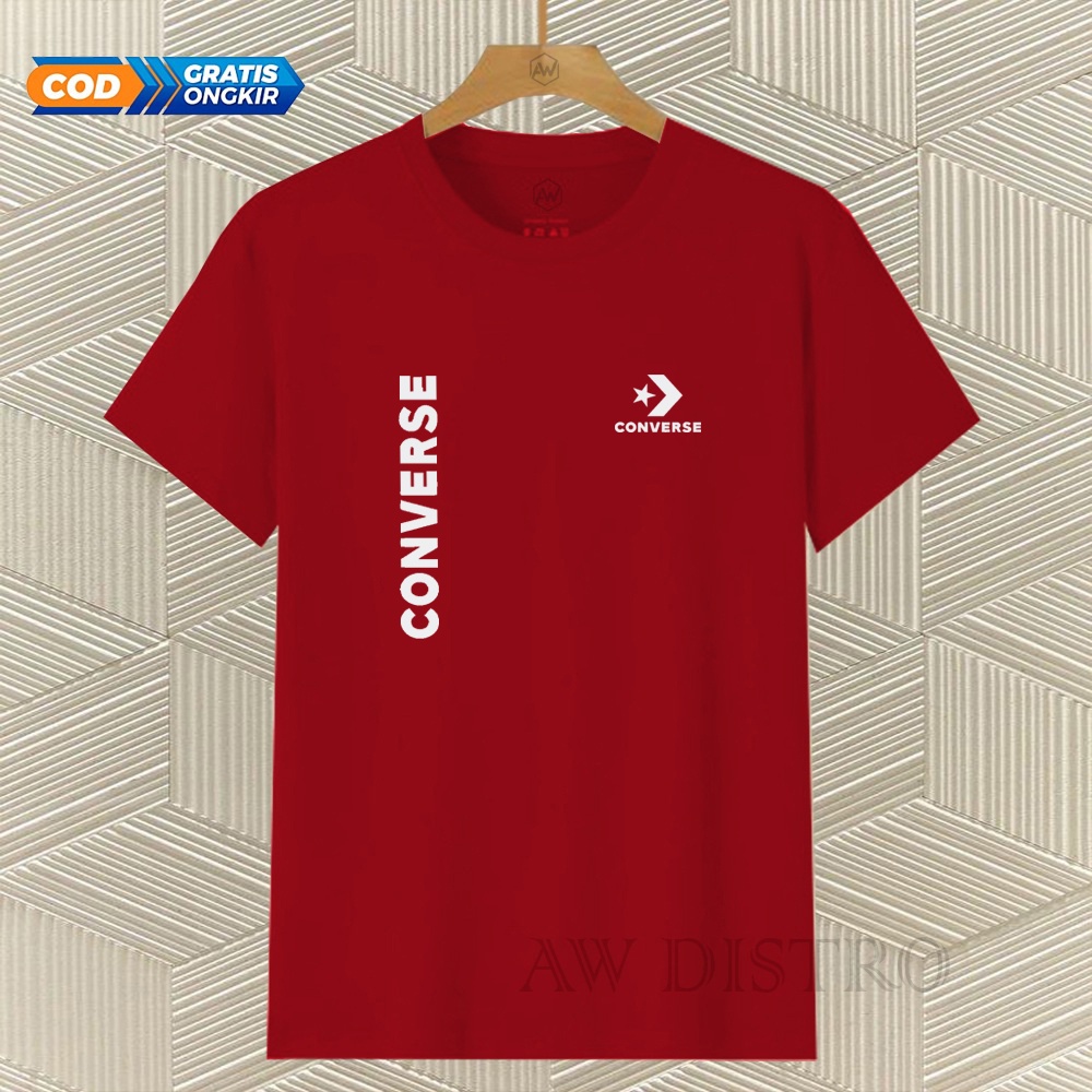 COD Baju Kaos Distro Cvs Kirka Text Putih Premium Quality Lengan Pendek