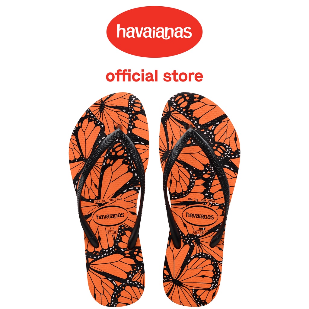 [ONLINE EXCLUSIVE] Havaianas 5735 Slim Animals - Begonia Orange - Sandal Wanita