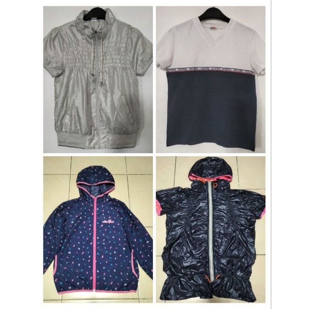 pakaian second brand ellesse / elles (jaket, kaos)