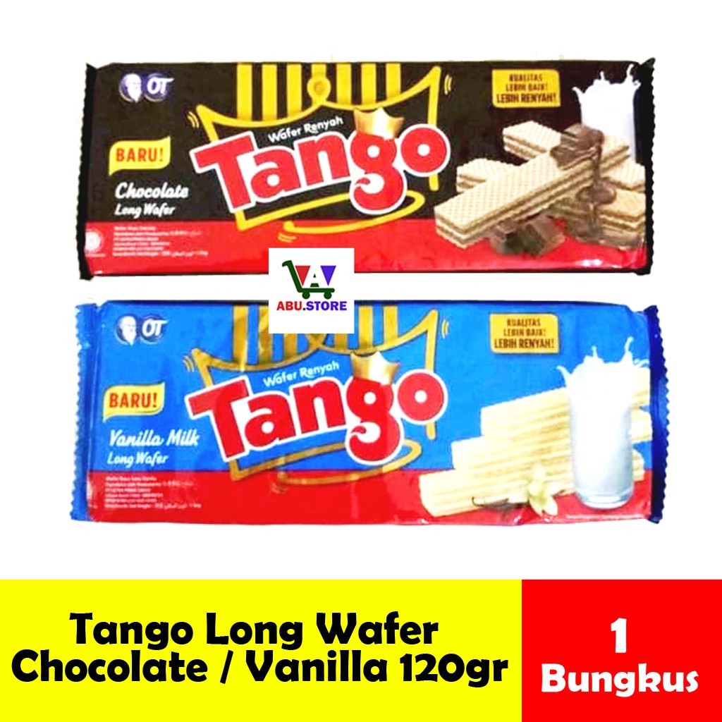 

Tango Long Wafer rasa Chocolate / Vanilla Milk