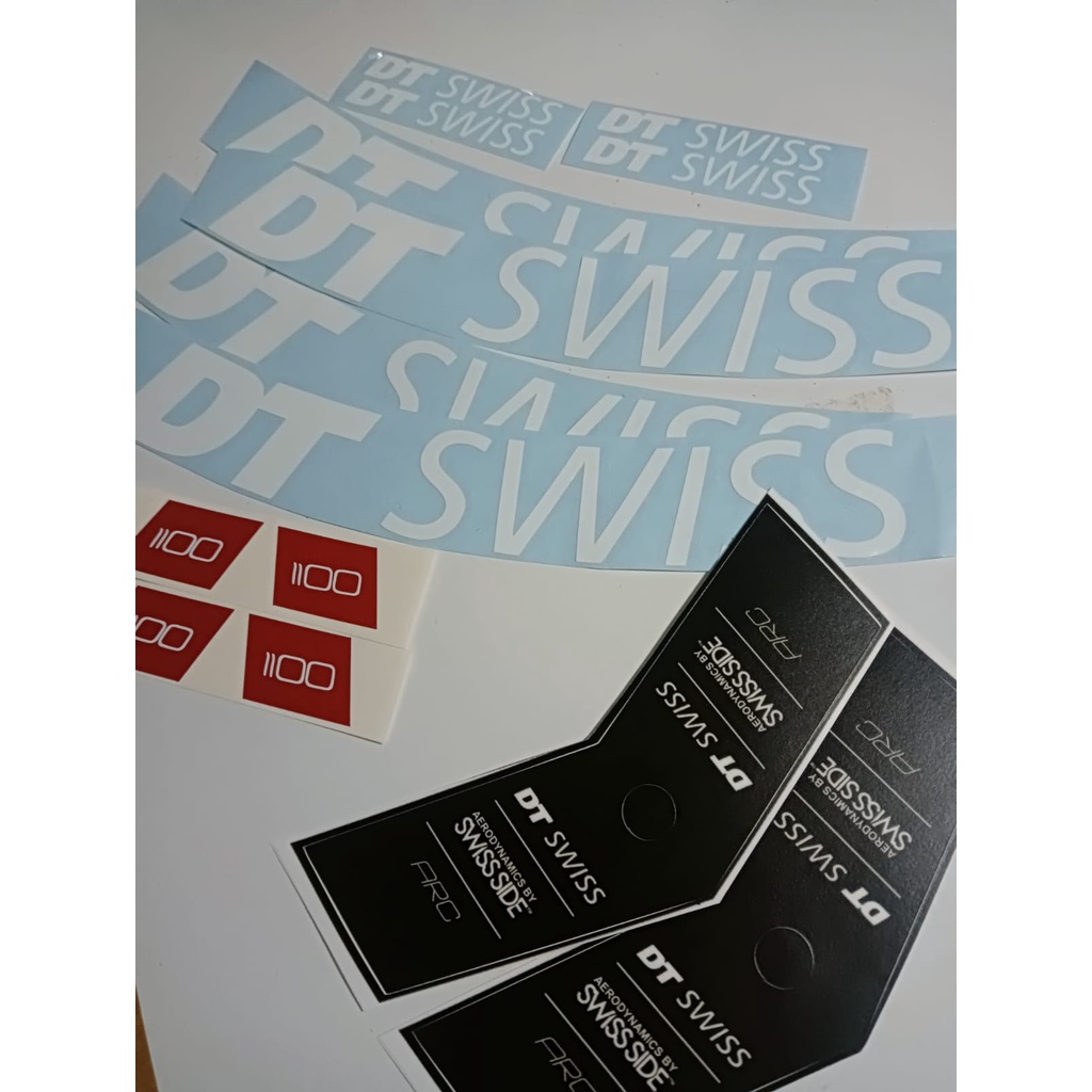 Stiker Rim DT SWISS ARC 1100 Sticker Cutting Velg Decal Sepeda