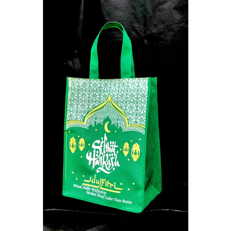 

TAS PARSEL LEBARAN I tas spunbond,goodie bag idul fitri ,tas belanja custom lebaran, hampers