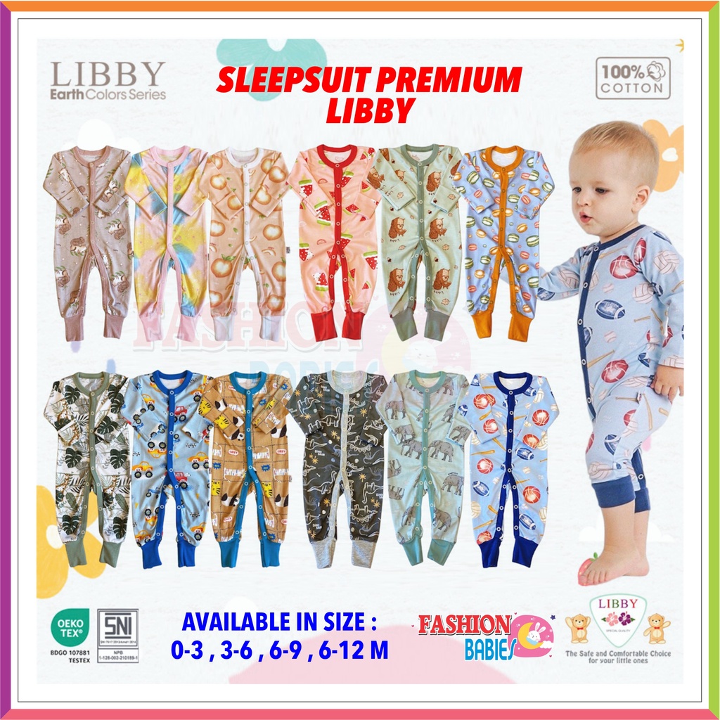 LIBBY PREMIUM SLEEPSUIT | JUMPER PANJANG LIBBY PREMIUM ❤ FashionBabies ❤