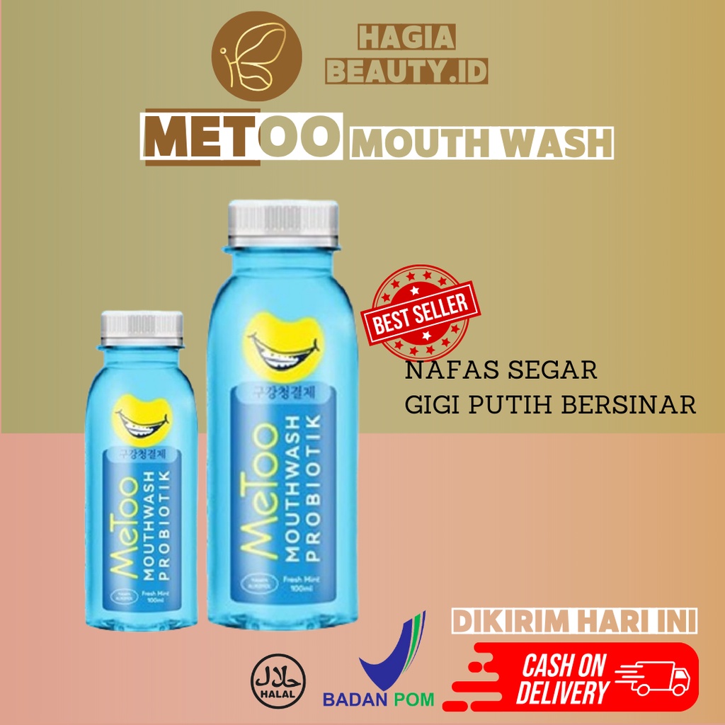 Bisa COD - READY! METOO OBAT KUMUR PROBIOTIK ASAL KOREA FRESH MINT MOUTH WASH OBAT KUMUR BY ME TOO METOO METO MITU 250ML