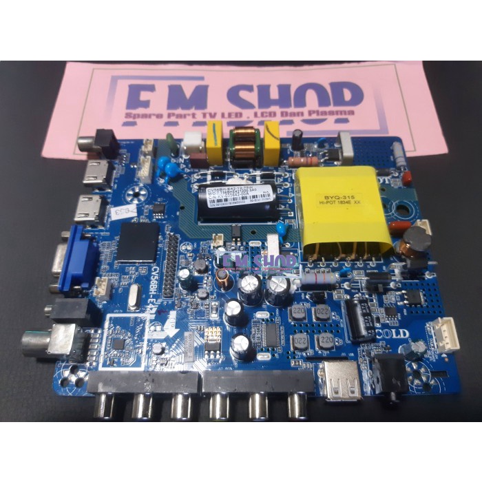 Mesin TV Polytron PLD32T1500 E - Mobo MB Mainboard TV PLD 32T1500E