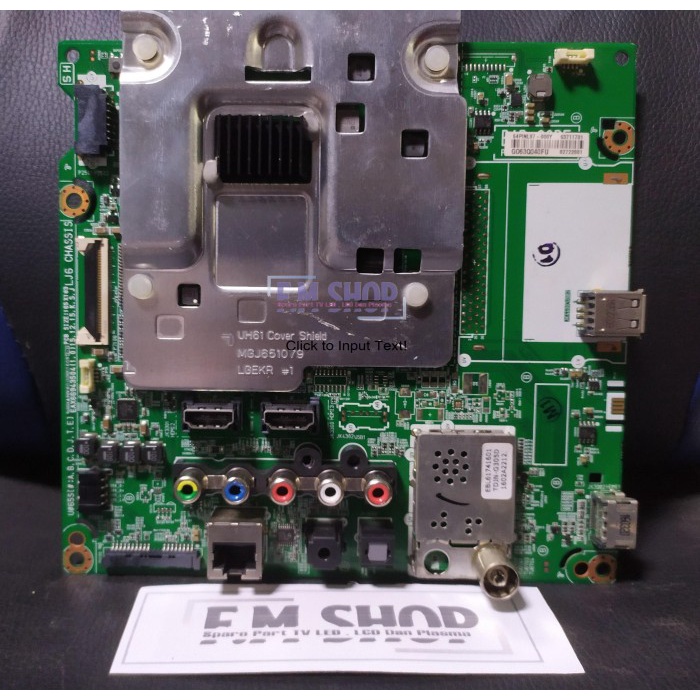 Mesin TV LG 49UH610T-TB - Mobo MB Mainboard TV LG 49UH610 TB