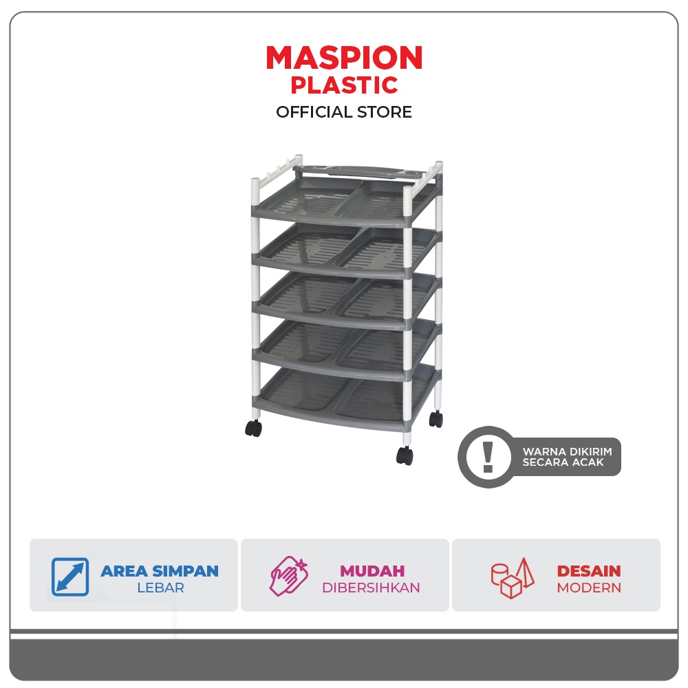 Maspion Rak Sepatu Plastik Ziga Susun 5