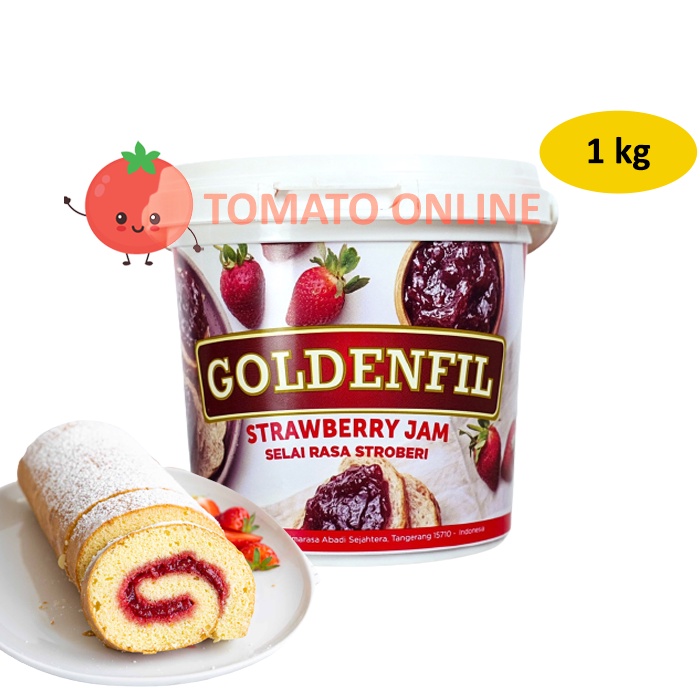 Goldenfil / Strawberry Jam selai stoberi / 1kg 1 kg