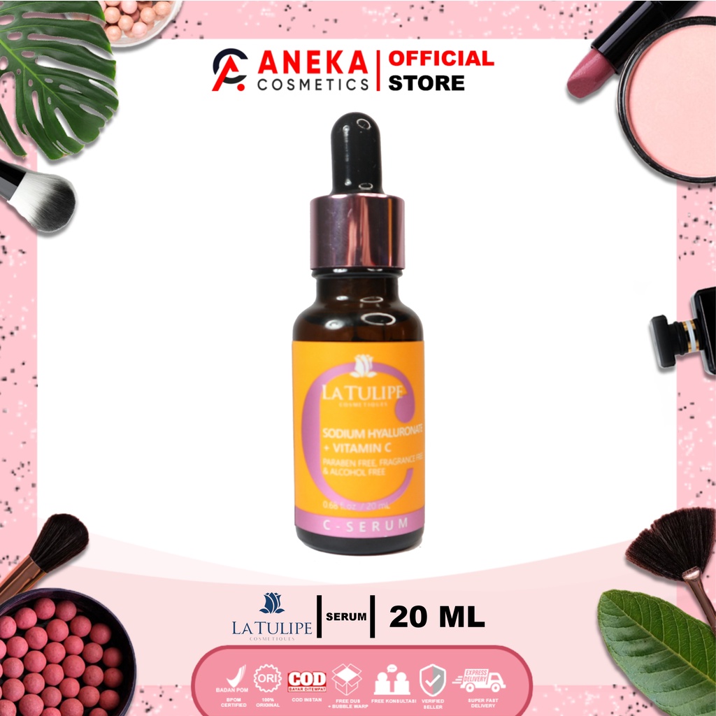 LA TULIPE C SERUM | SERUM C SERIES | SERUM MENGANSUNG VITAMIN C YANG MENCERAHKAN | MELINDUNGI KULIT 