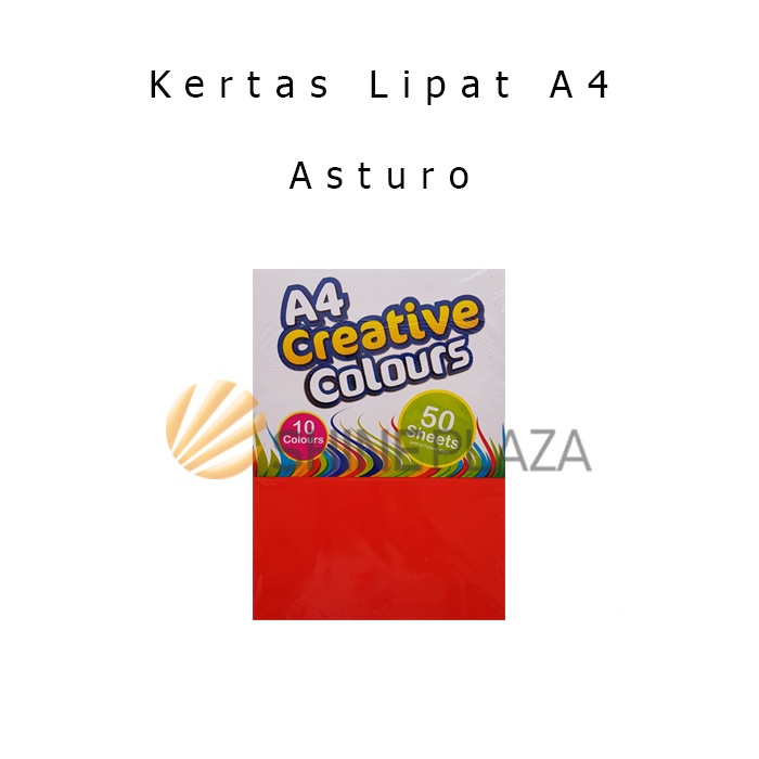 

Kertas Lipat A4 Asturo - Origami Paper Asturo A4 Isi 50 Lembar