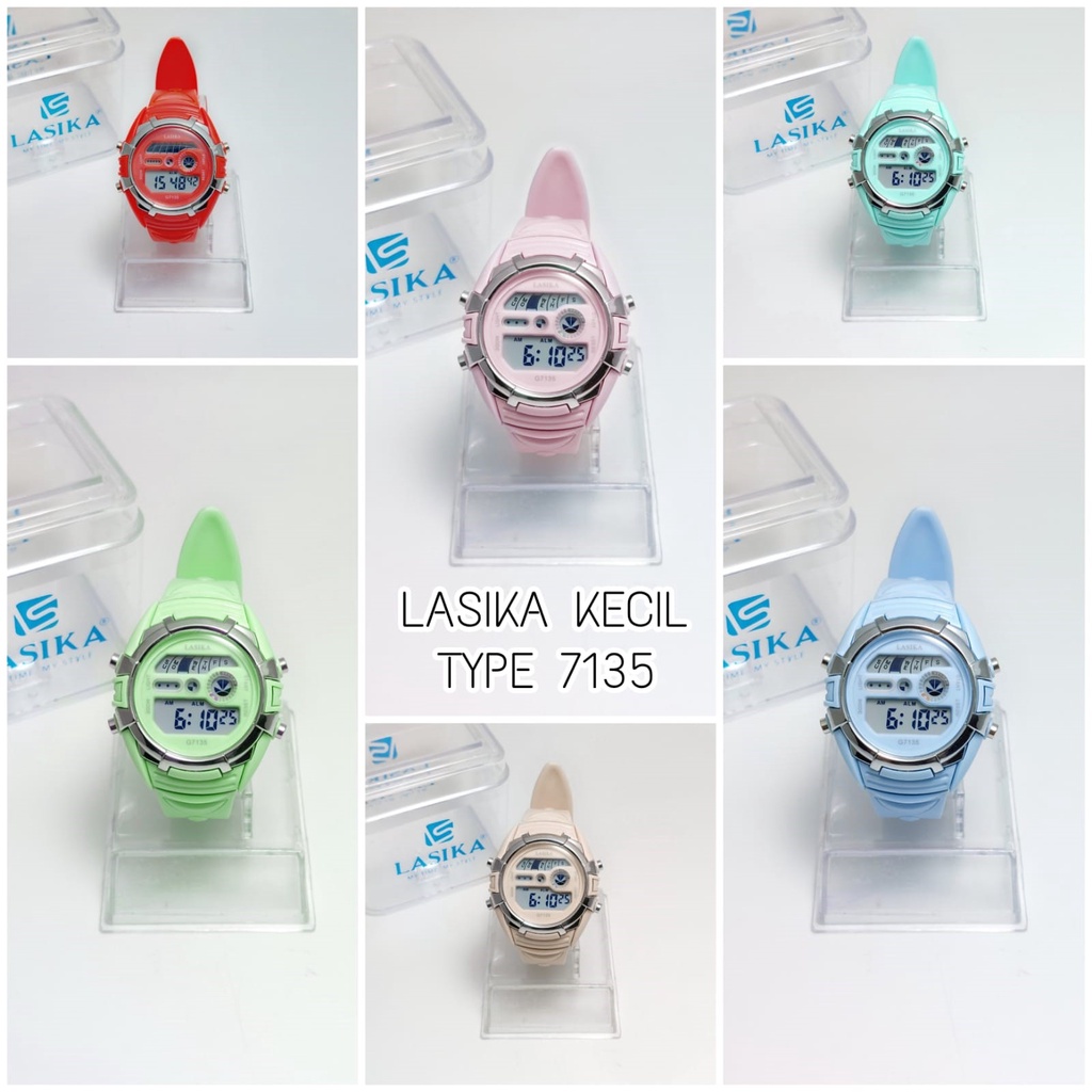 LASIKA NEW Jam Tangan Anak TK SD SMP Anti Air Bisa Berenang Free Box