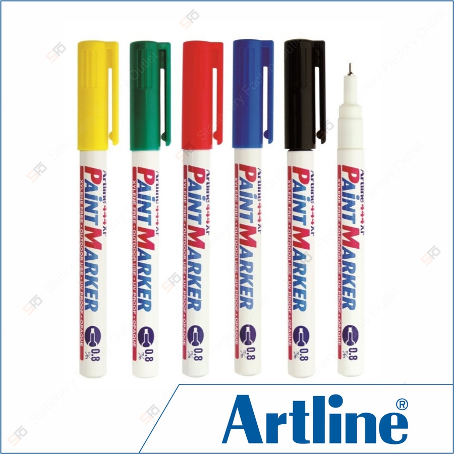 

Spidol Artline Paint Marker Extra Fine Point EK-444XF - Permanent 0.8 - SFO Semarang Official