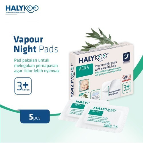 Halykoo Vapour Night Pads with Essential Oil 5pcs